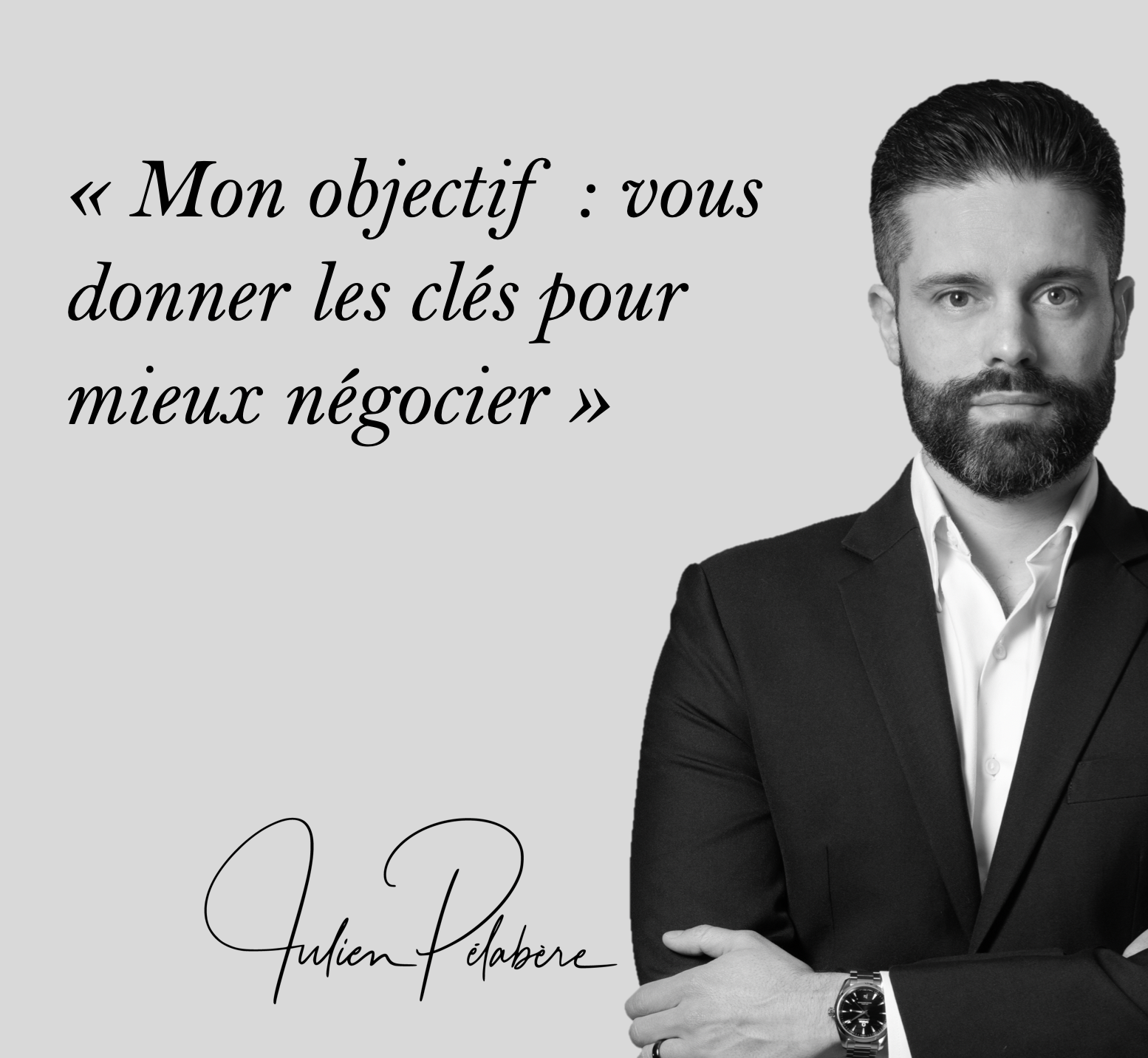 Julien PELABERE Formation Conférence Masterclass Negociation d'influence Institut NERA Profiling Negotiator Personnality